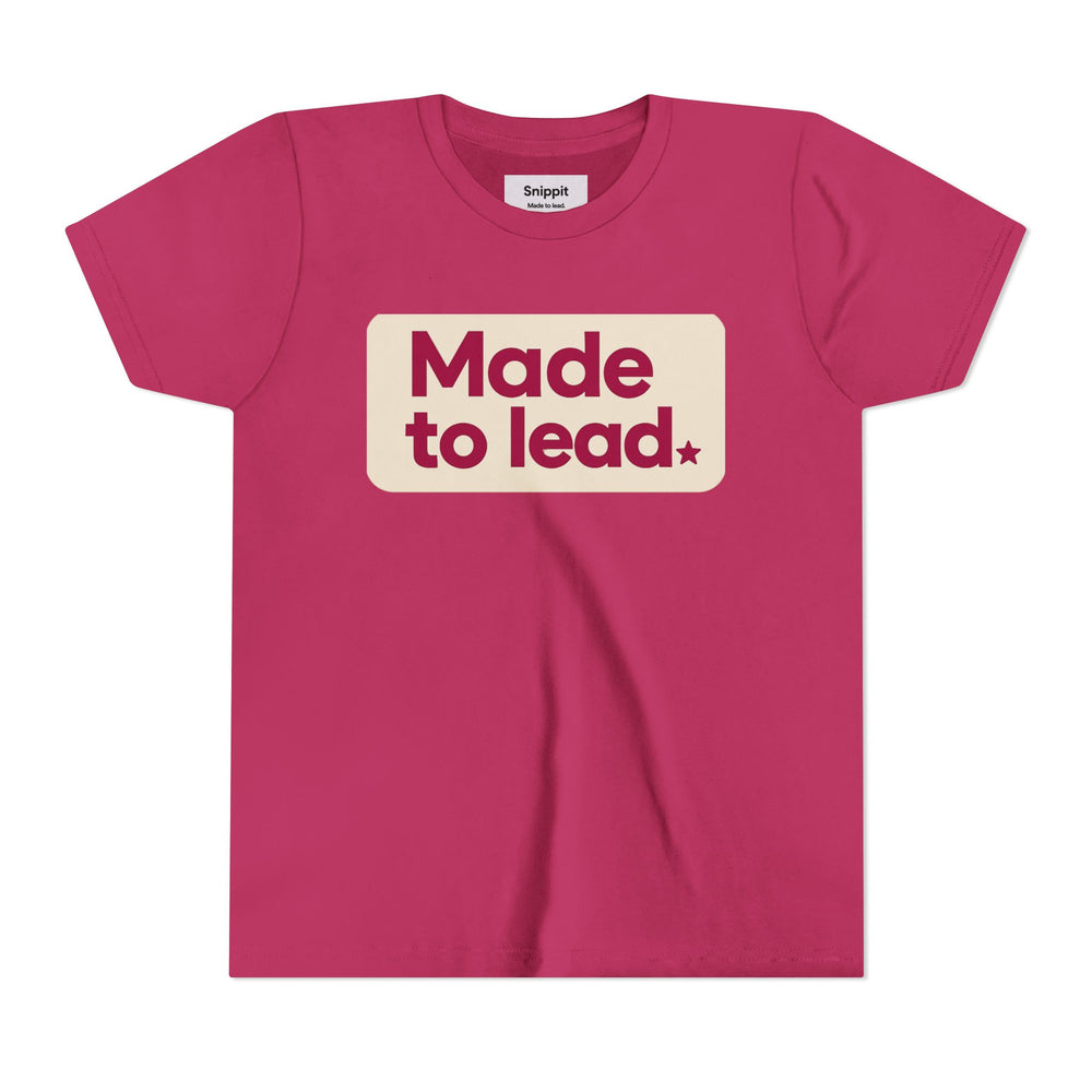 Future Leaders – Kids Short Sleeve Berry T-Shirt