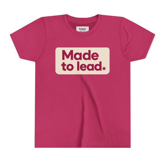 Future Leaders – Kids Short Sleeve Berry T-Shirt