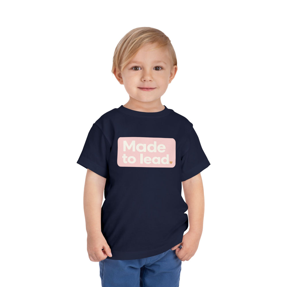 Future Leaders – Toddler Short Sleeve Navy/Pink T-Shirt
