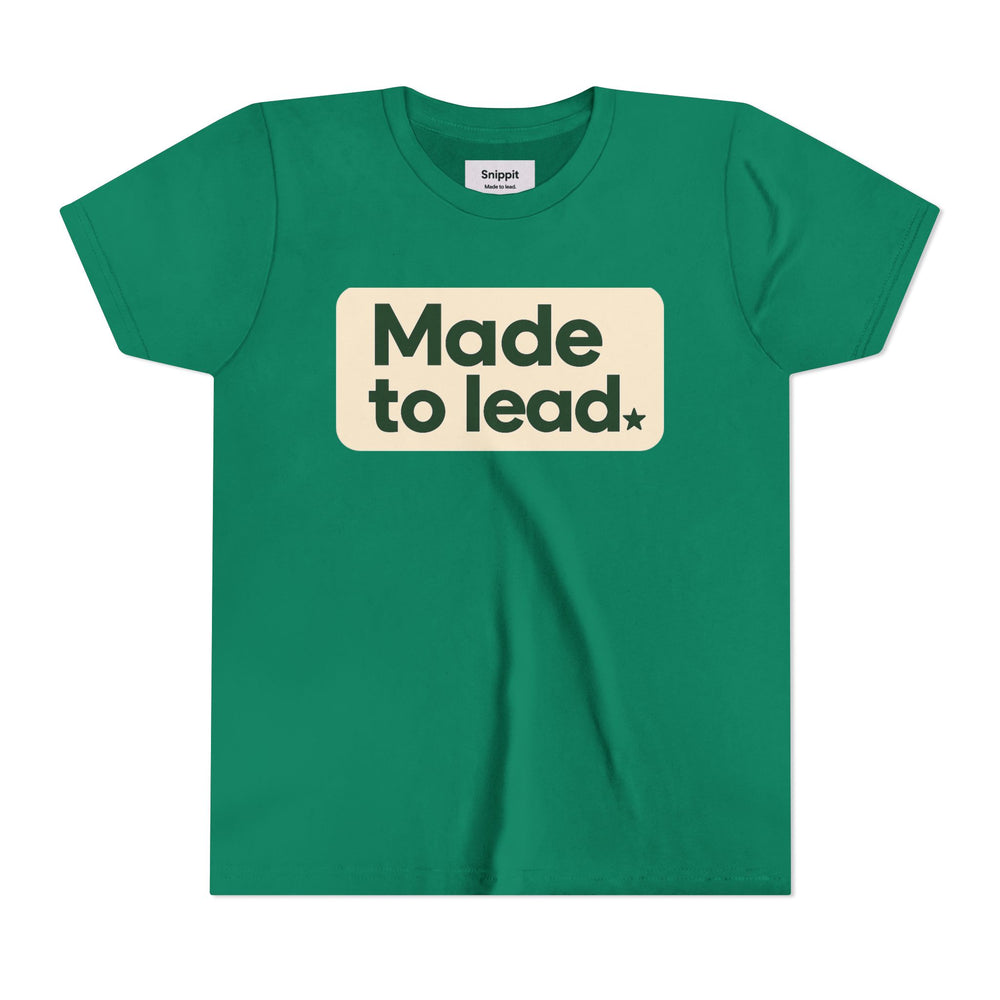 Future Leaders – Kids Short Sleeve Green T-Shirt