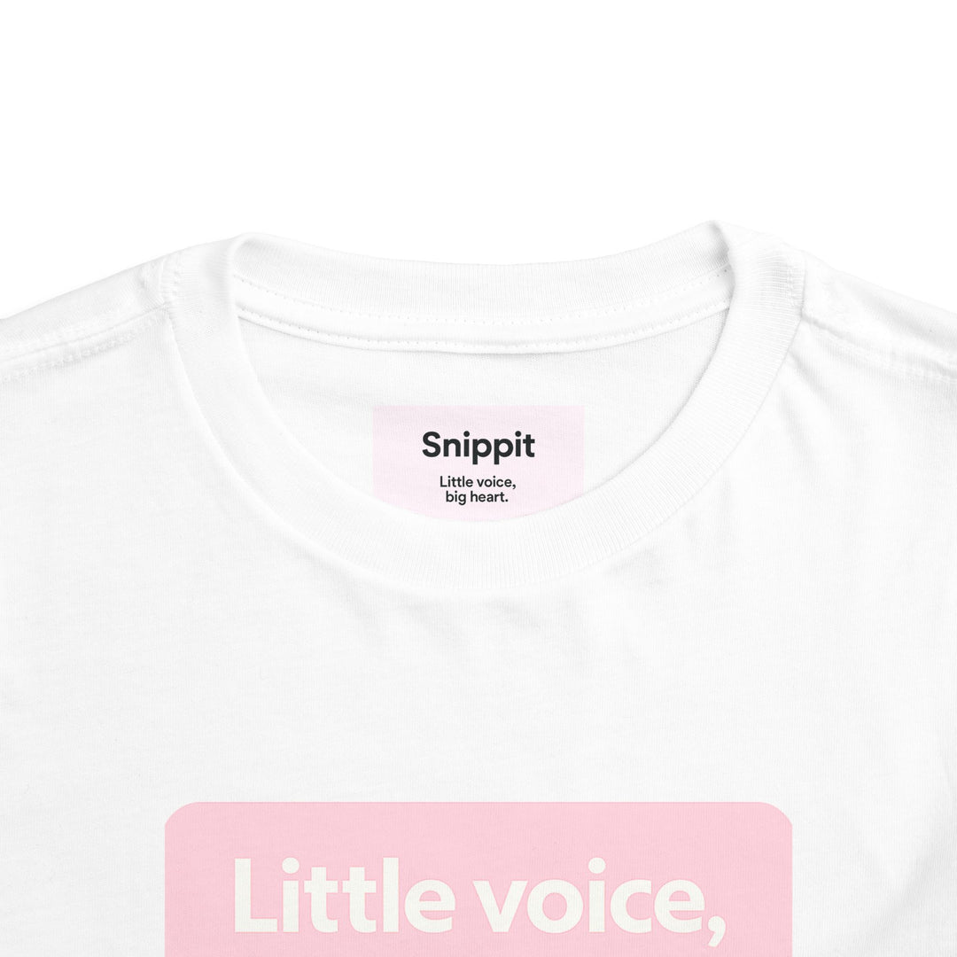 Big Hearts – Toddler Short Sleeve White/Pink T-Shirt