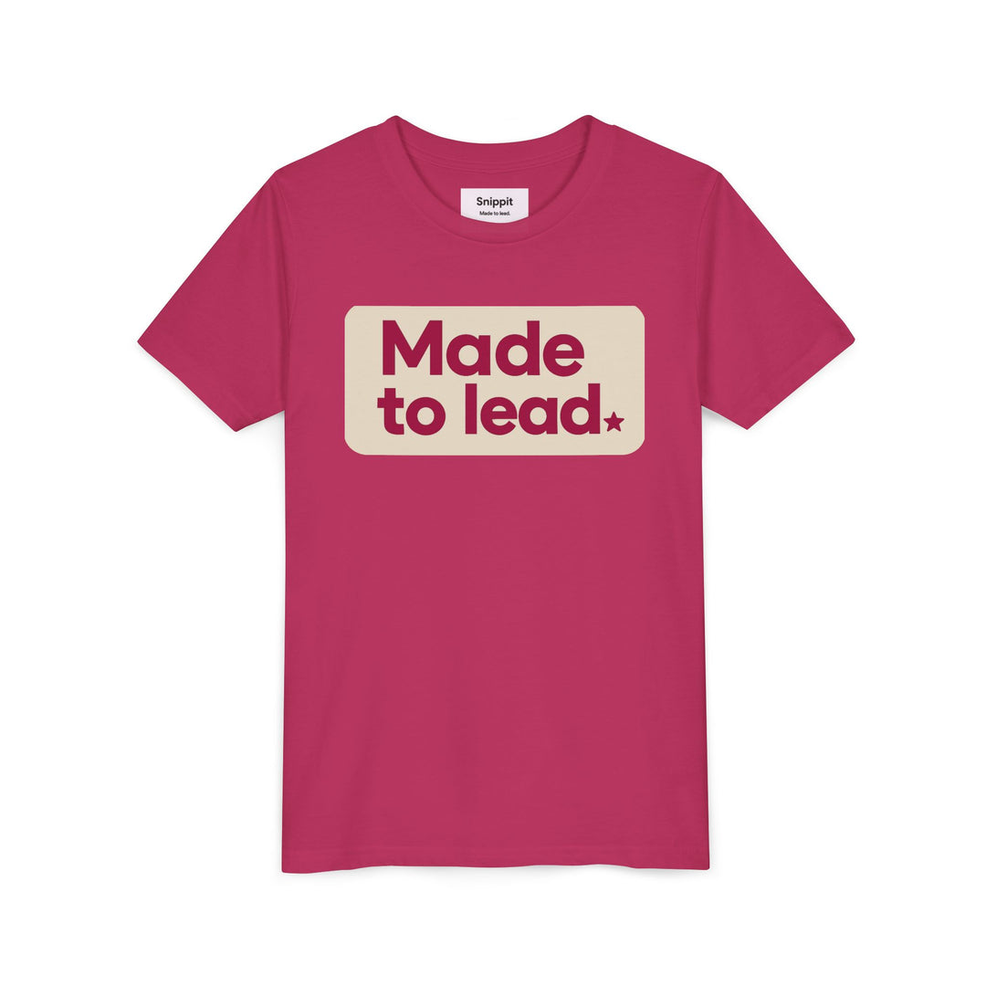 Future Leaders – Kids Short Sleeve Berry T-Shirt