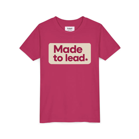 Future Leaders – Kids Short Sleeve Berry T-Shirt