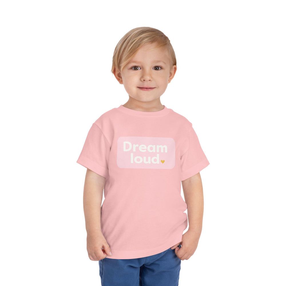 Dreamers – Toddler Short Sleeve Pink T-Shirt