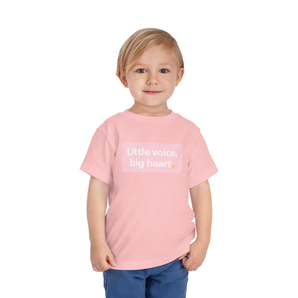 Big Hearts – Toddler Short Sleeve Pink T-Shirt
