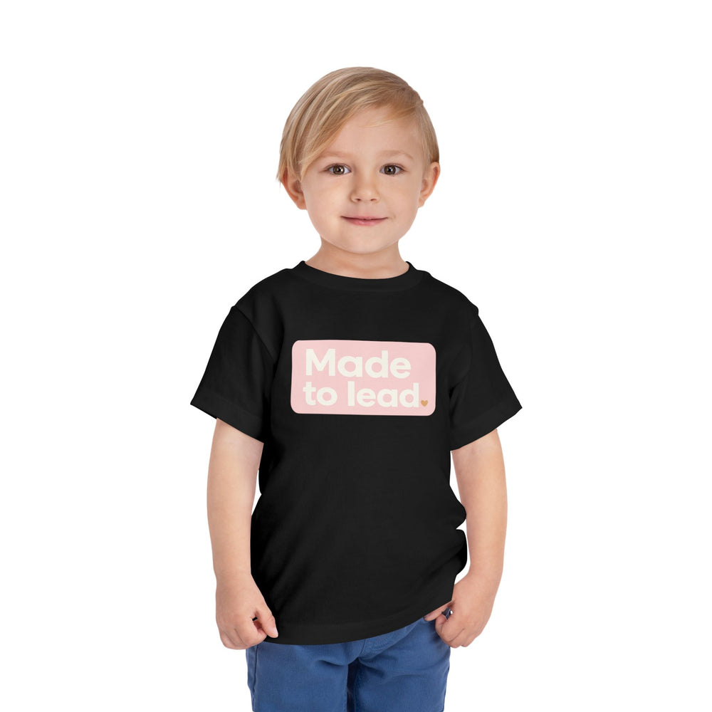 Future Leaders – Toddler Short Sleeve Black/Pink T-Shirt