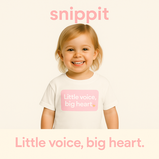 Big Hearts – Toddler Short Sleeve Natural/Pink T-Shirt