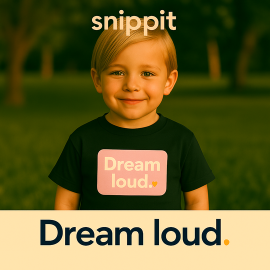 Dreamers – Toddler Short Sleeve Black/Pink T-Shirt
