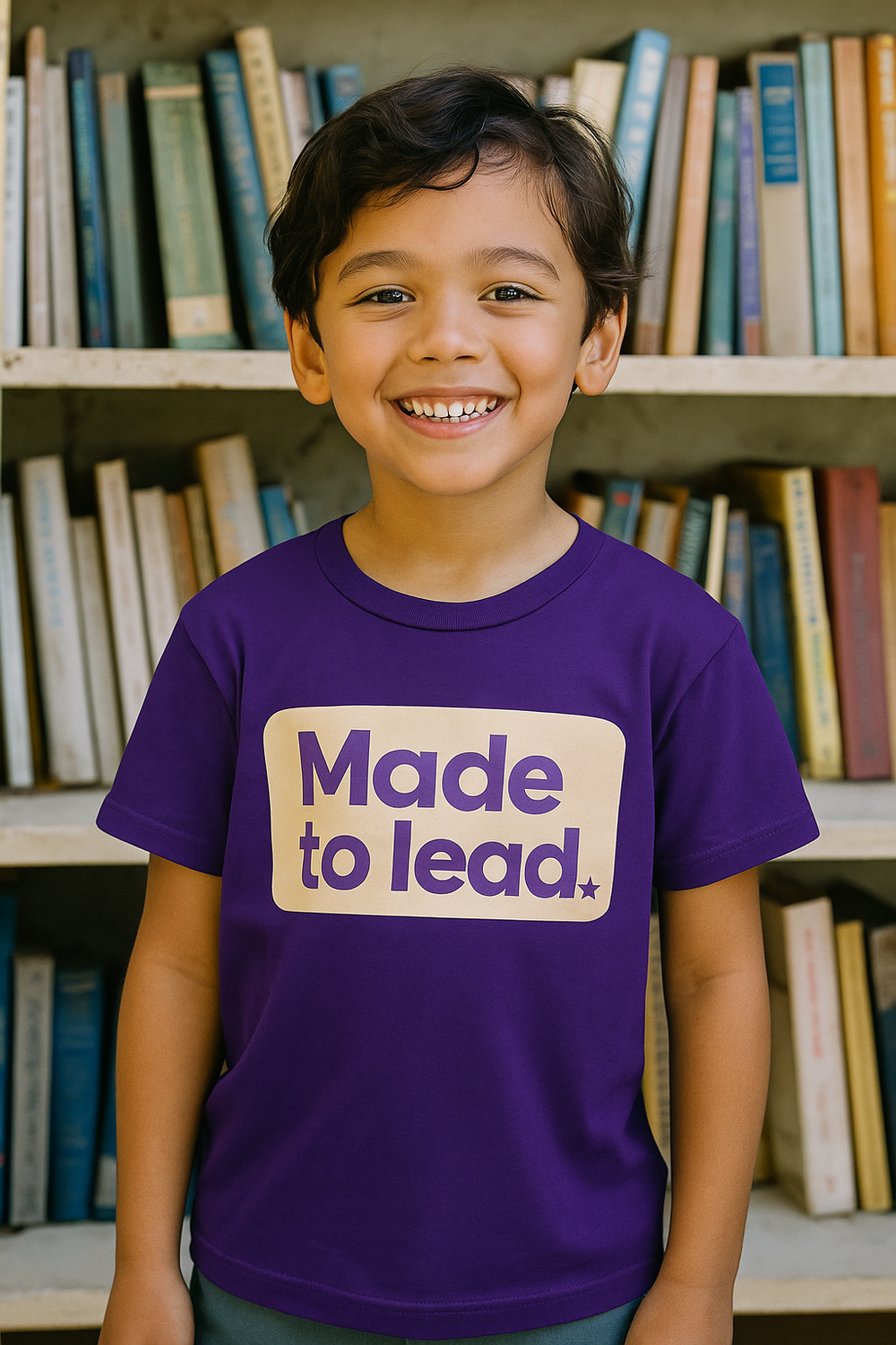 Future Leaders – Kids Short Sleeve Purple T-Shirt